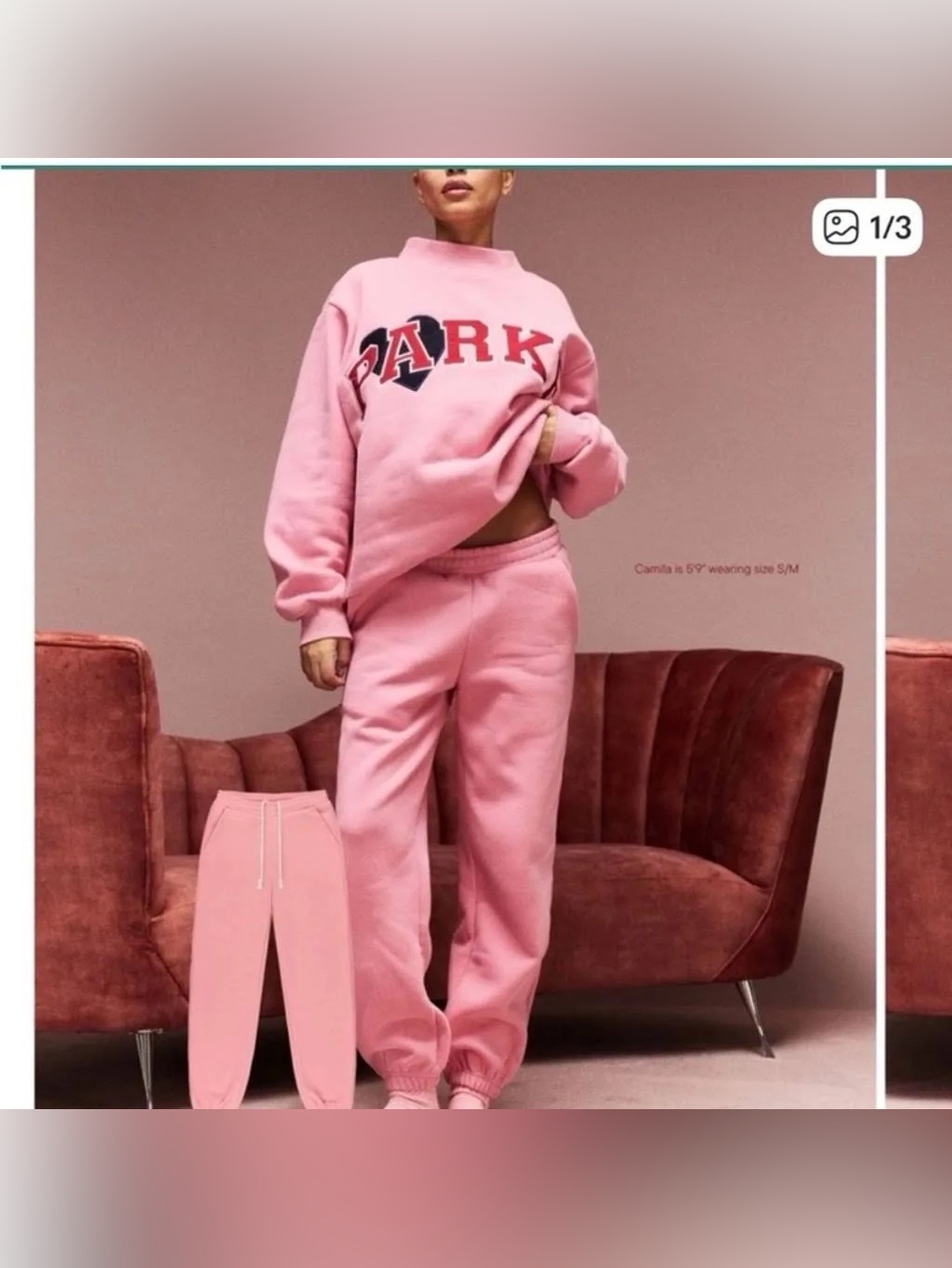 Parke Pink Jogger Pants